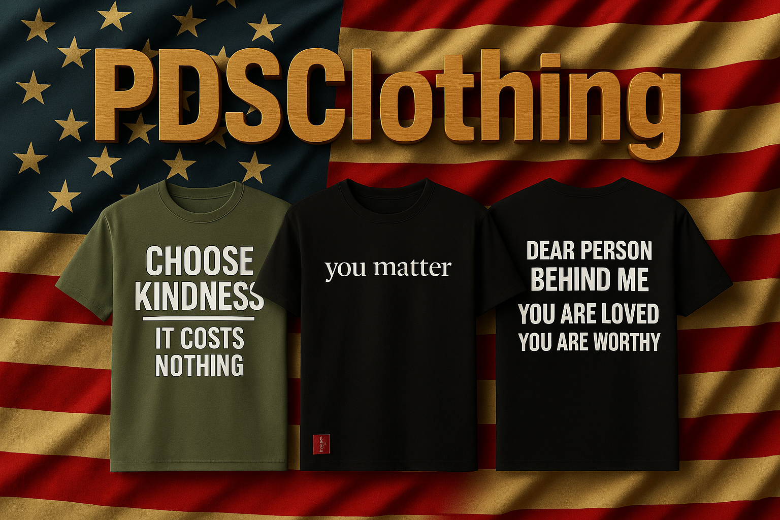 PDS Clothing accurate product showcase