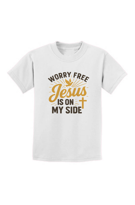 Kids Jesus is on my side Essential Tee