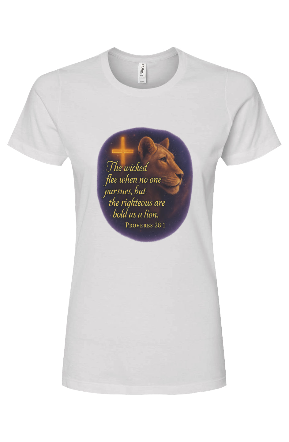 Bold as a Lioness – Galaxy Cotton T-Shirt