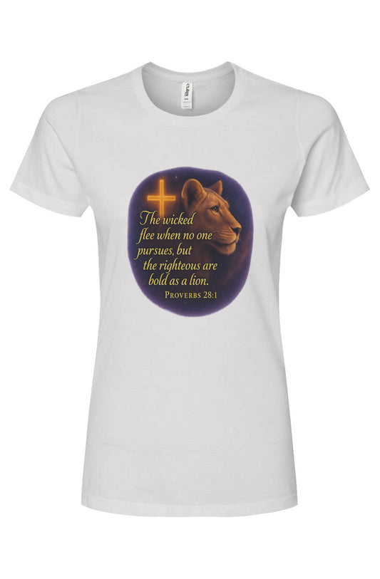 Bold as a Lioness – Galaxy Cotton T-Shirt