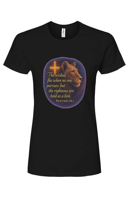 Bold as a Lioness – Galaxy Cotton T-Shirt